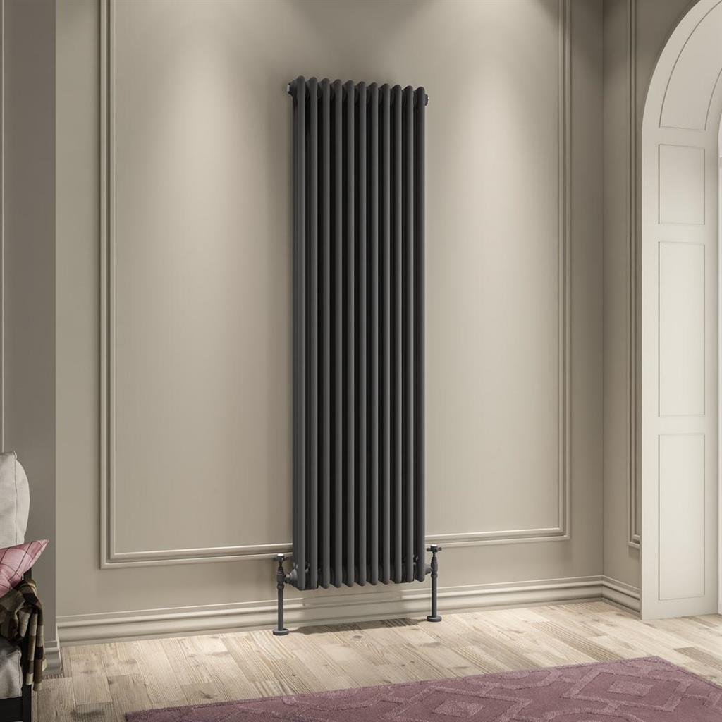 Imperia 3 Column Radiator 1800 x 515mm Matt Anthracite
