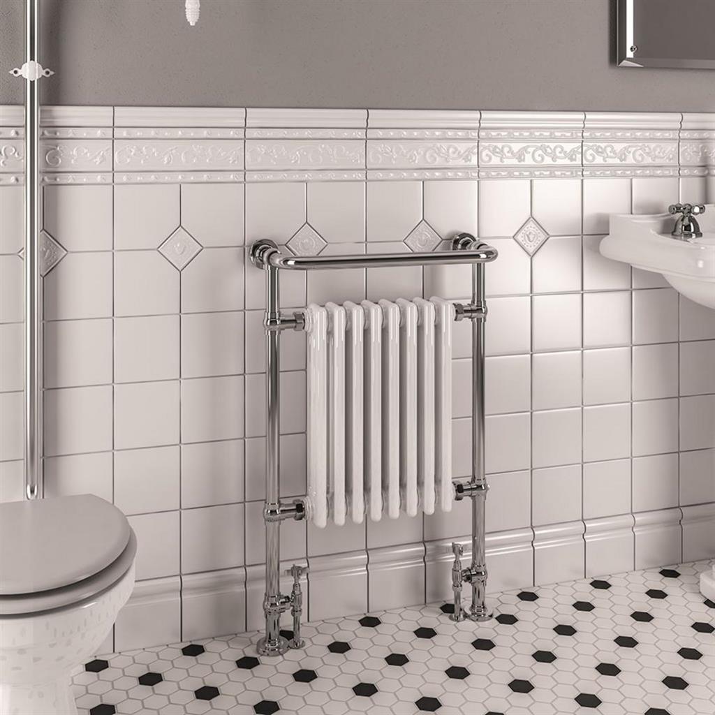 Isbourne 940 x 600 Chrome / Gloss White