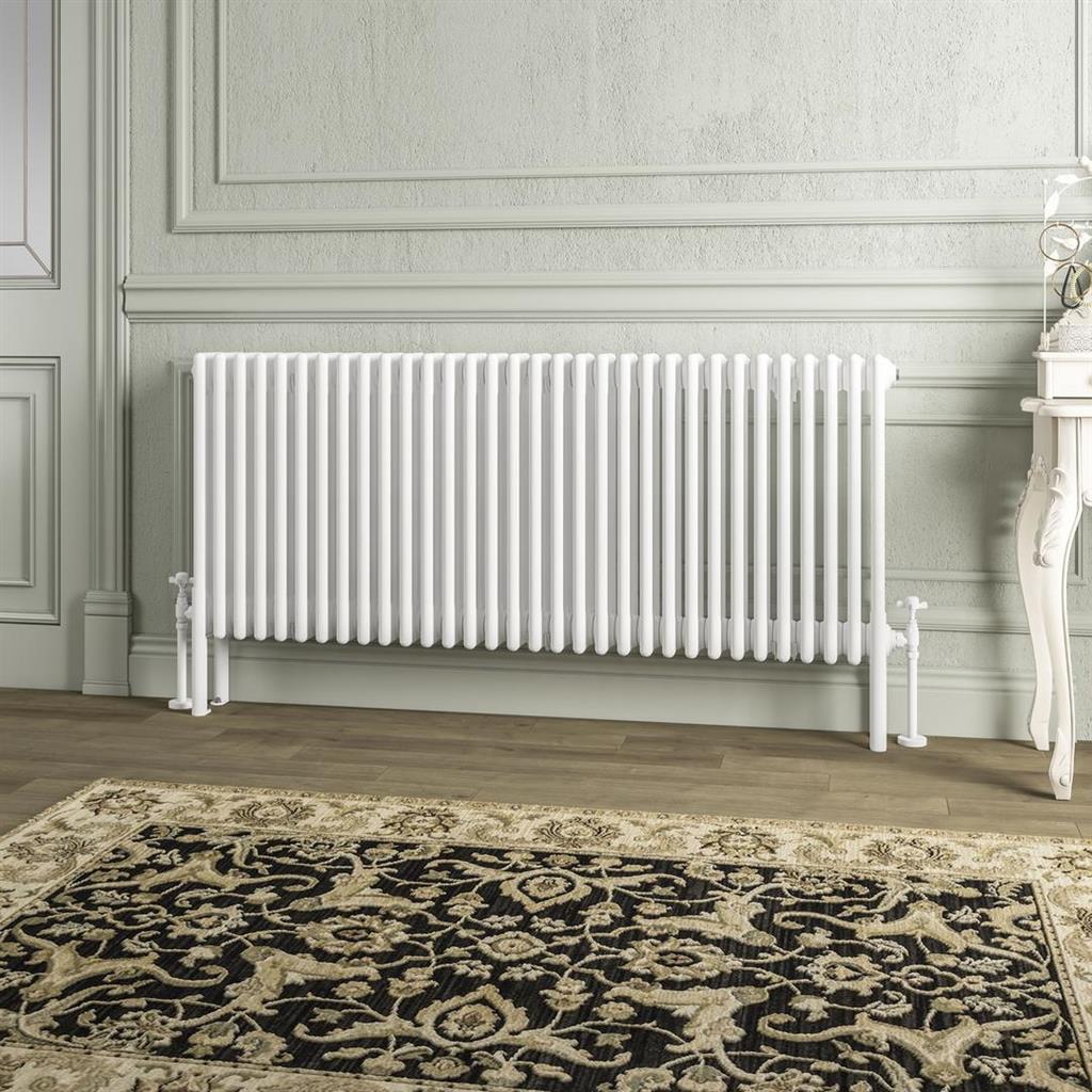Imperia 4 Column Radiator 600 x 1460mm Gloss White