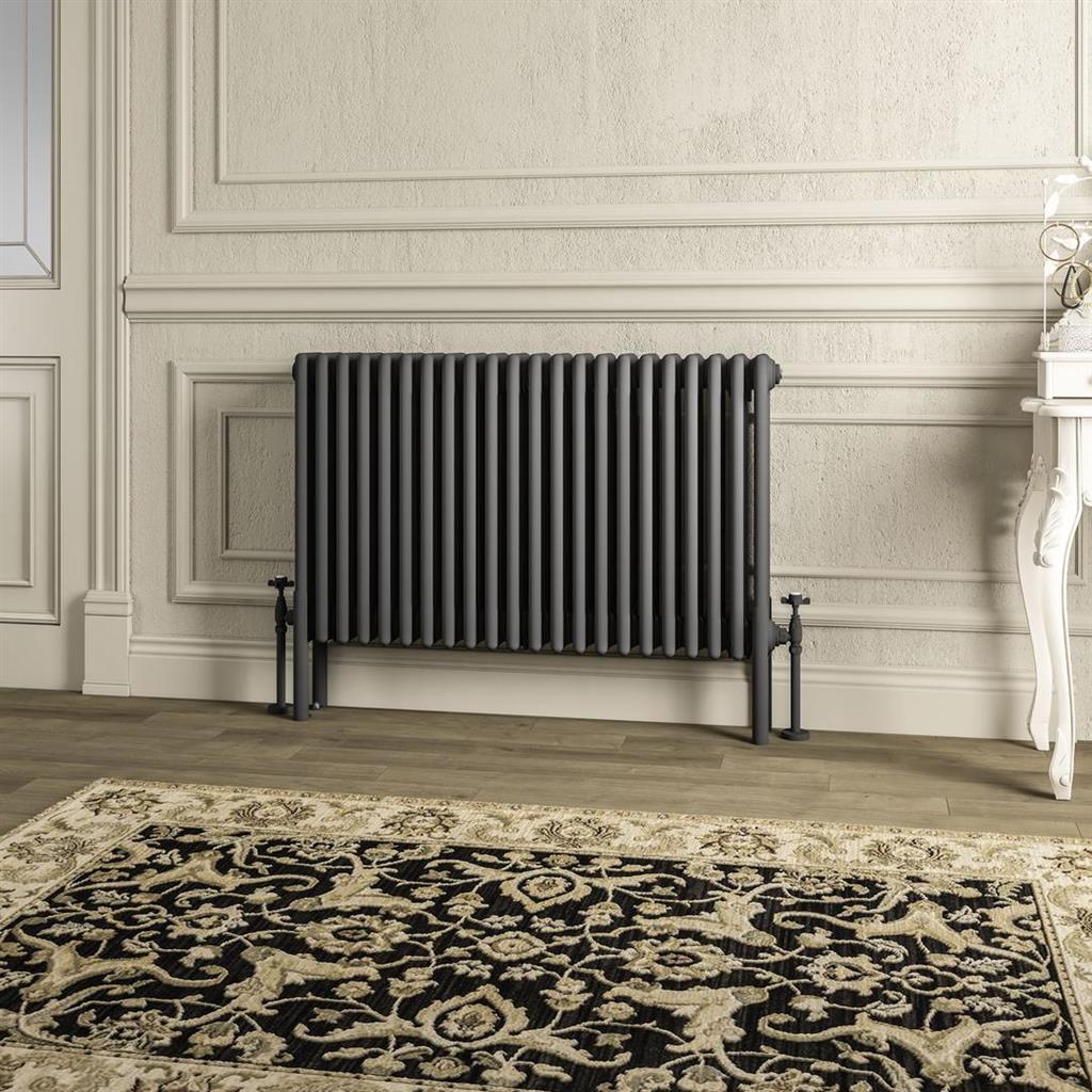 Imperia 4 Column Radiator 600 x 1010mm Matt Anthracite