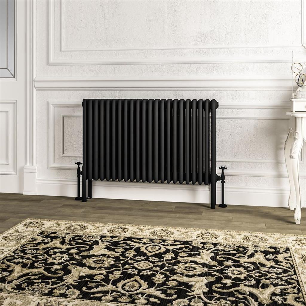 Imperia 4 Column Radiator 600 x 1010mm Matt Black