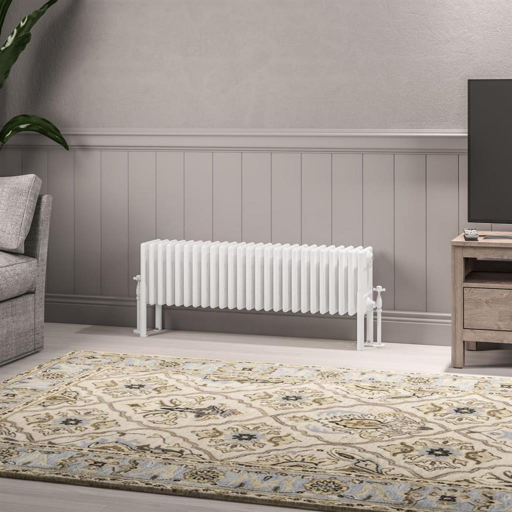 Imperia 6 Column Radiator 300 x 1145mm Gloss White