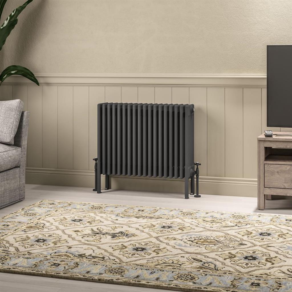 Imperia 6 Column Radiator 600 x 830mm Matt Anthracite