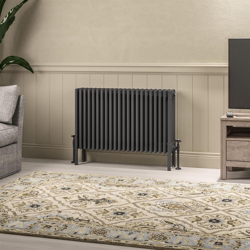 Imperia 6 Column Radiator 600 x 1010mm Matt Anthracite