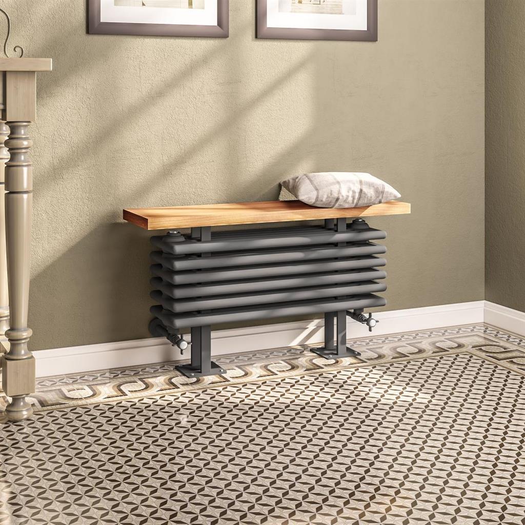 Imperia 6 Column Bench Radiator 480 x 850mm Matt Anthracite
