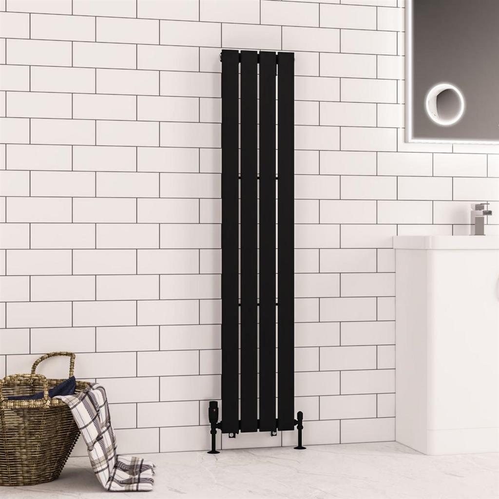 Warrington 1500 x 300 Radiator Type10 Matt Black