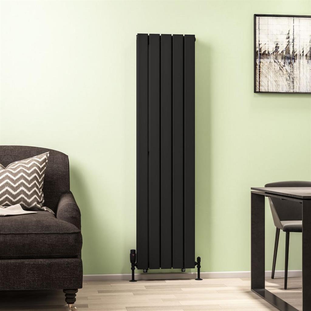 Warrington 1500 x 380 Radiator Type20 Matt Black