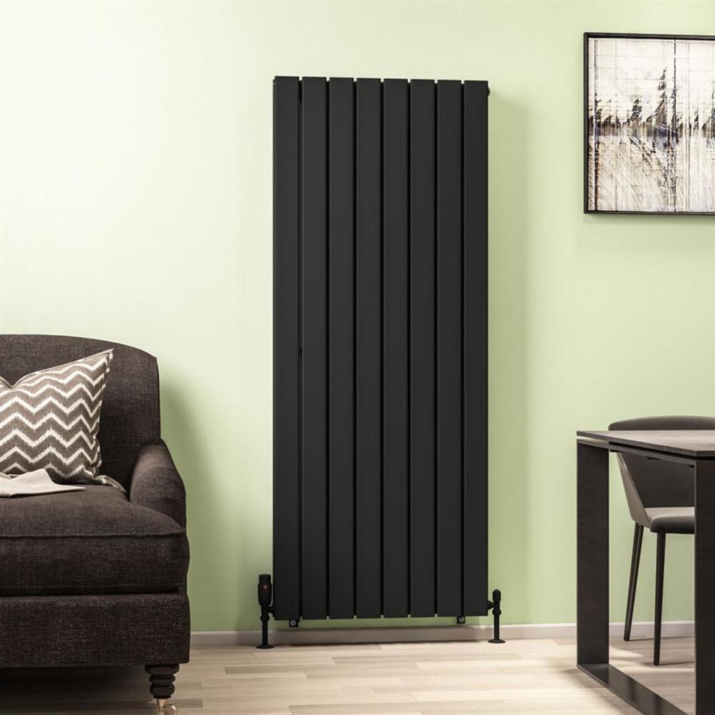 Warrington 1500 x 608 Radiator Type20 Matt Black