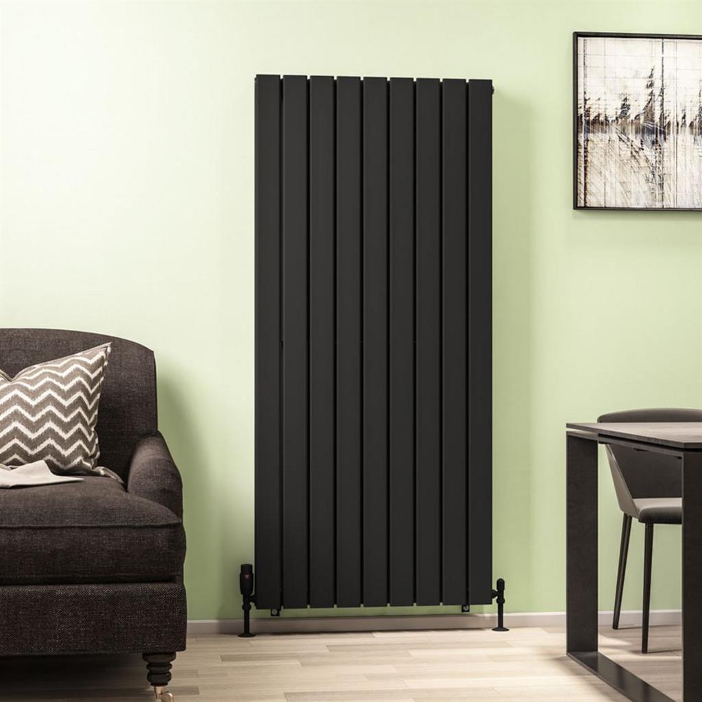Warrington 1500 x 684 Radiator Type20 Matt Black