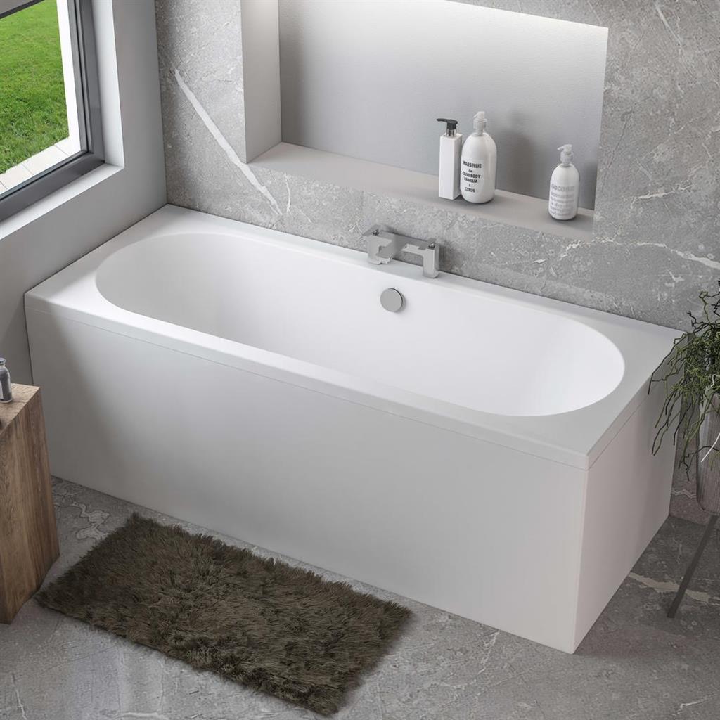 Beaufort 1700x560mm Front Panel Matt White