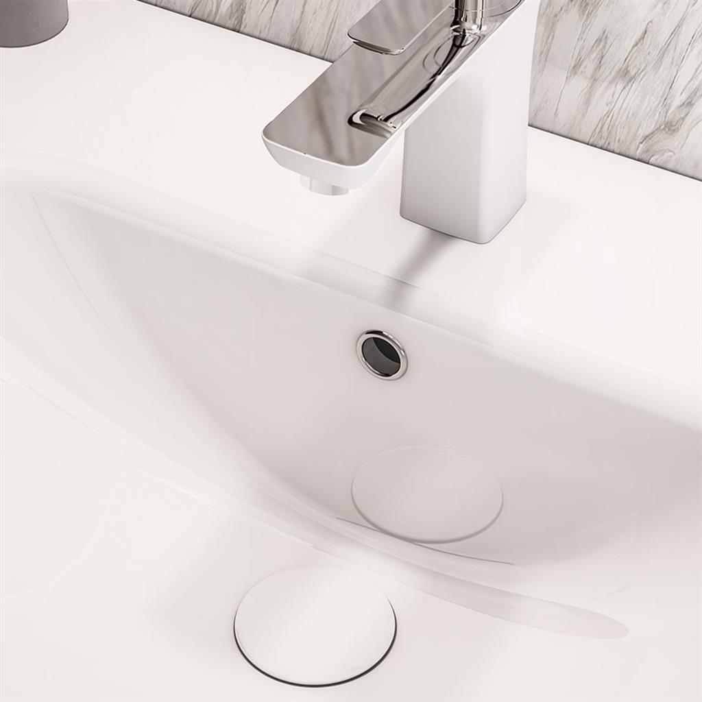 Ceramic Top Basin Waste - White