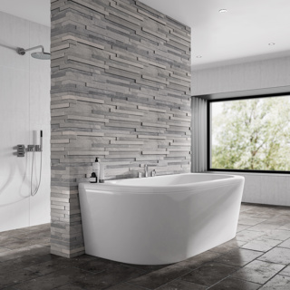 Trojan D Shaped Bath Panel