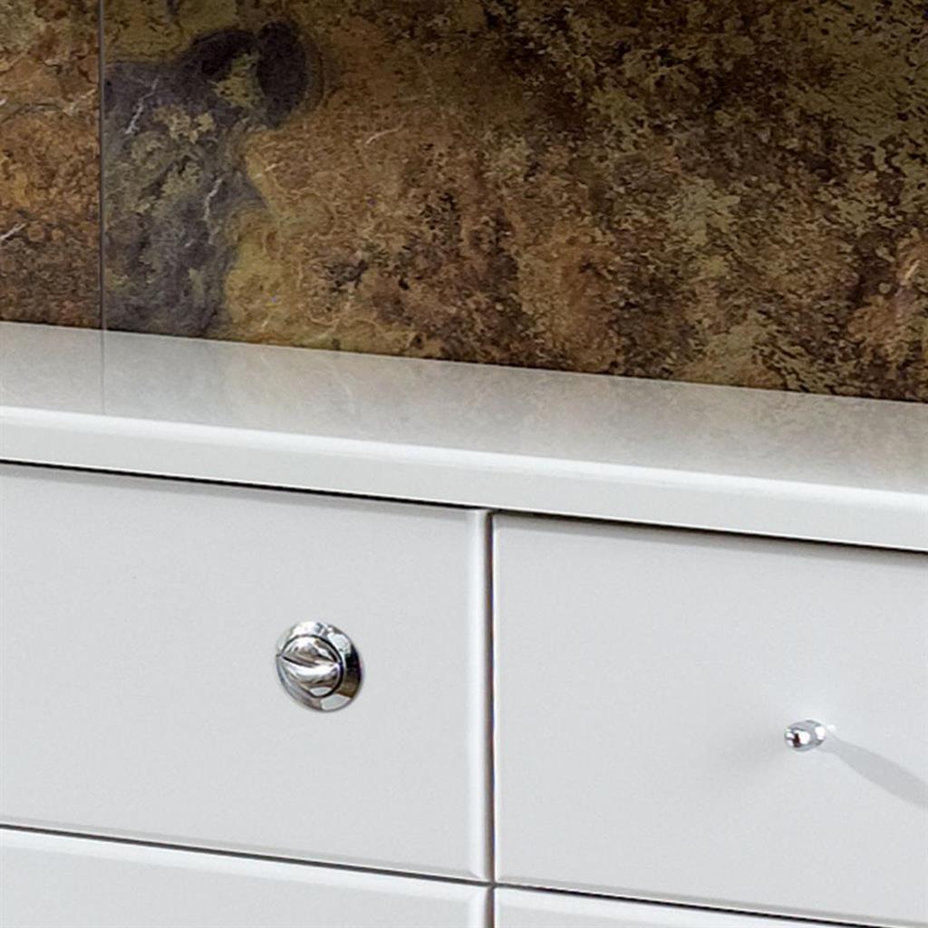 Bonito 90CM Slab Top - White