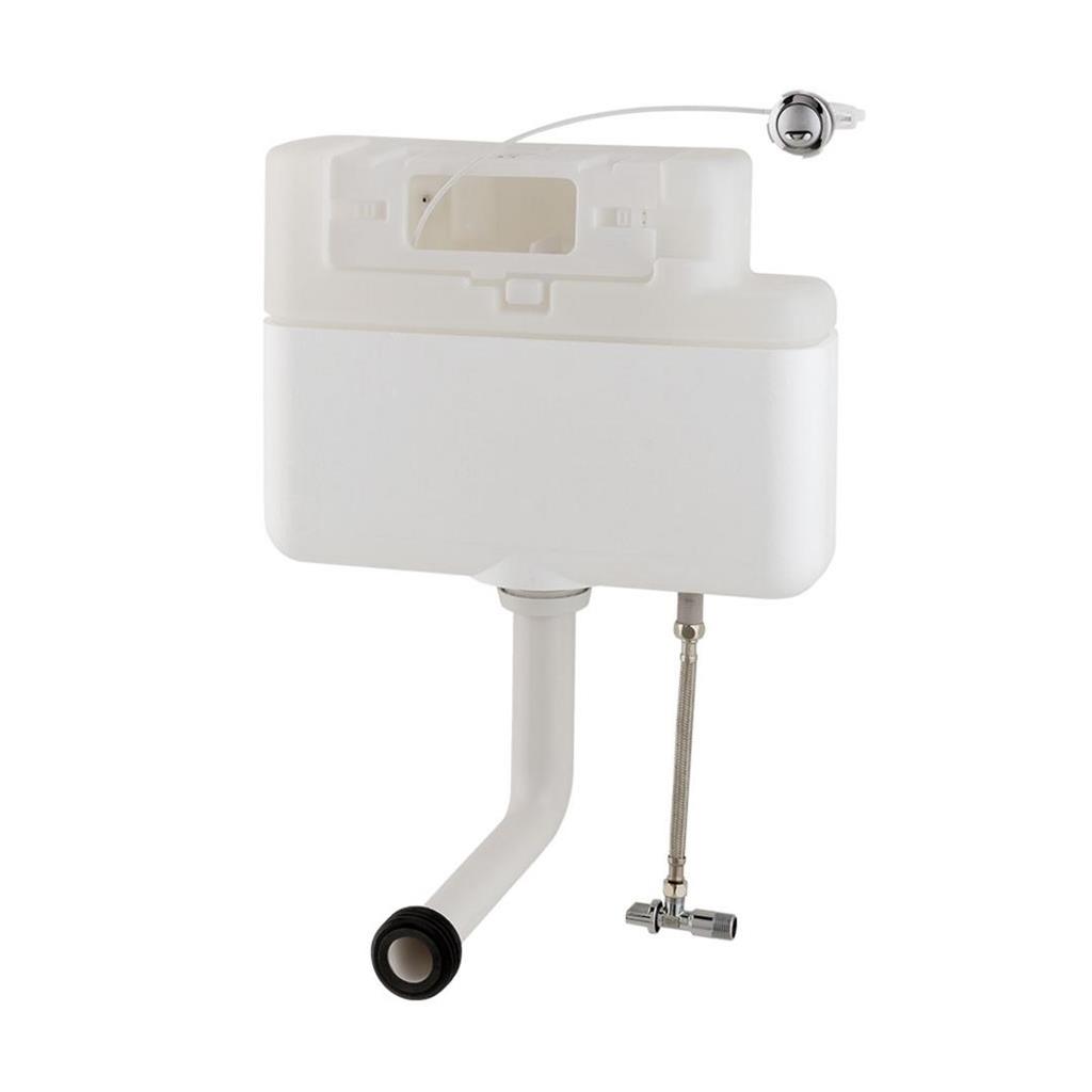 Bathotileo-est Jacket Hidden / Concealed Cistern Bottom Inlet - White
