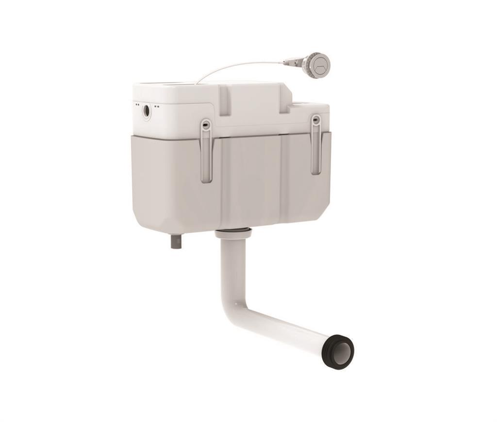 Compact Hidden / Concealed Cistern - White