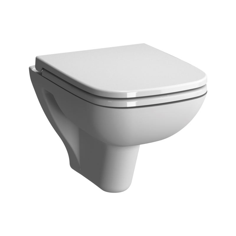 S20 Wall-Hung WC pan short-projection 48cm & Seat White