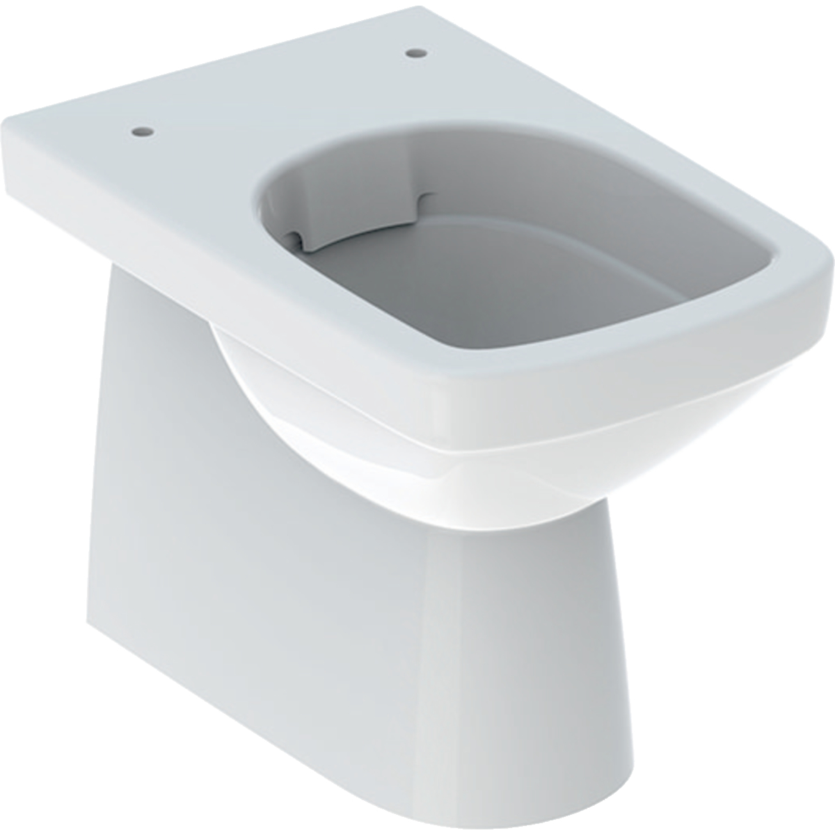 Selnova Square back-to-wall semi-shrouded, Rimfree Toilet Pan & Seat