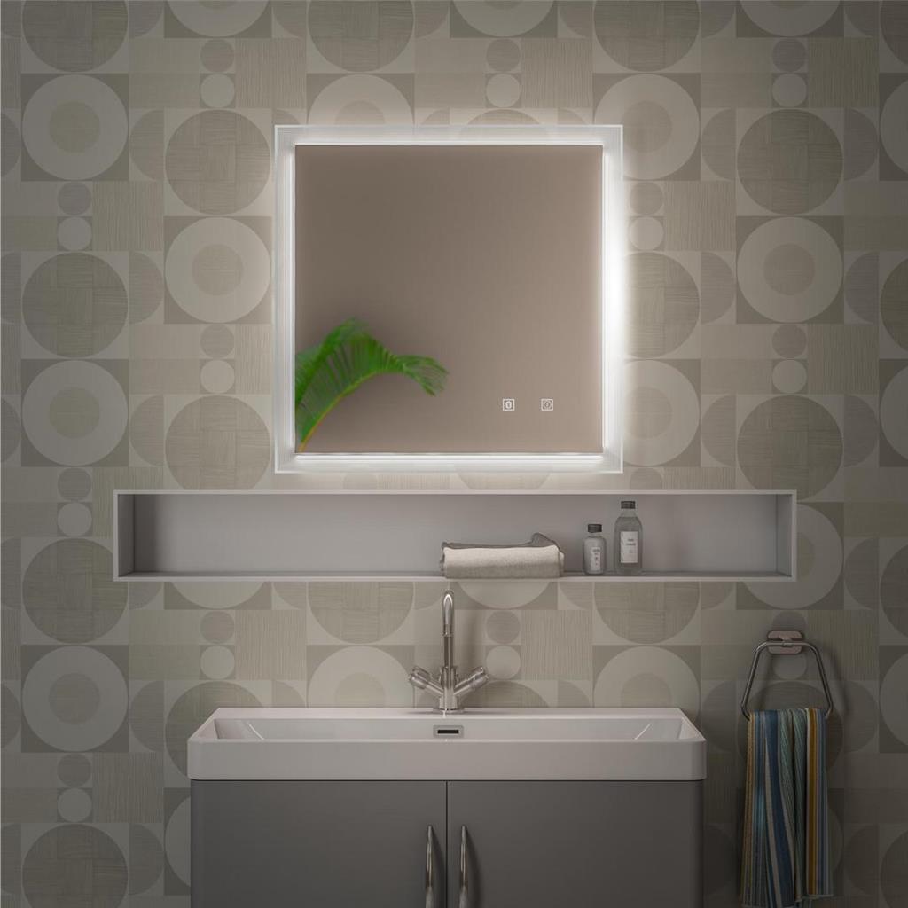 Leven 600 x 600 bluetooth mirror