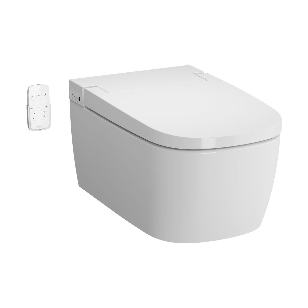 VitrA V-Care Shower Toilet - Essential Wall Hung with Soft Close Seat