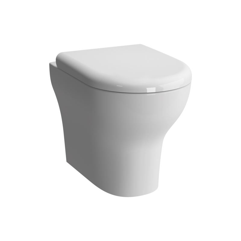 Zentrum Back-to-wall WC pan & Seat 52cm, White