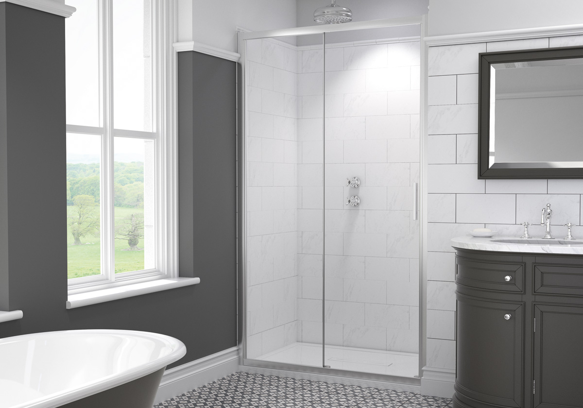 1200mm Straight Sliding Door