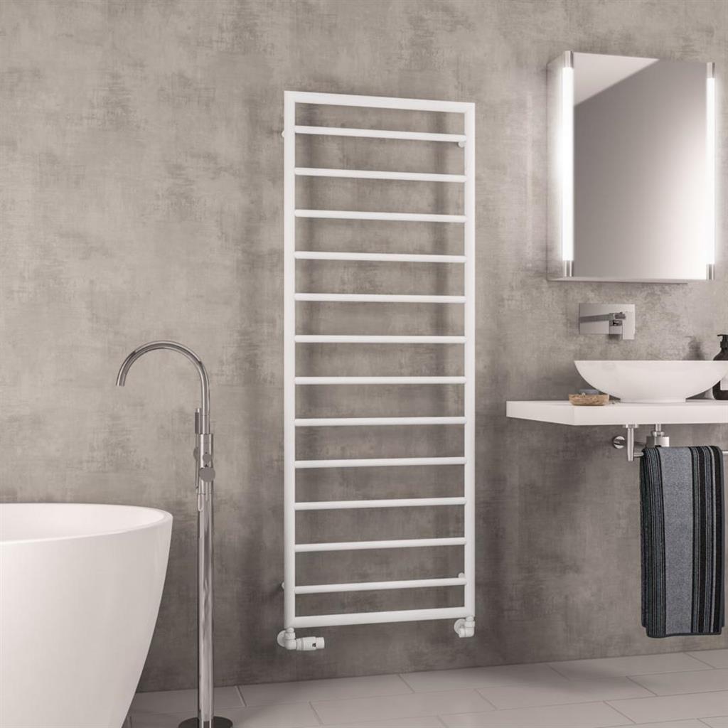 Kenilworth 1600 x 600mm. Towel Rail Matt White