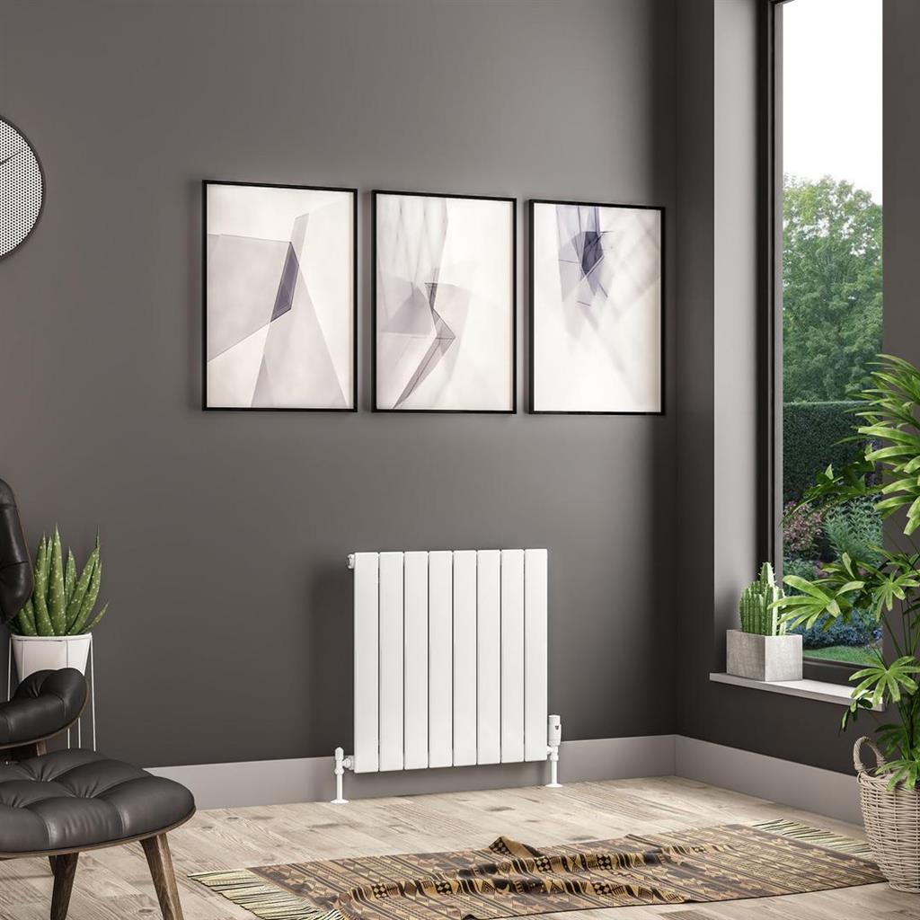 Addington II Radiator 600 x 596 Type10 Gloss White
