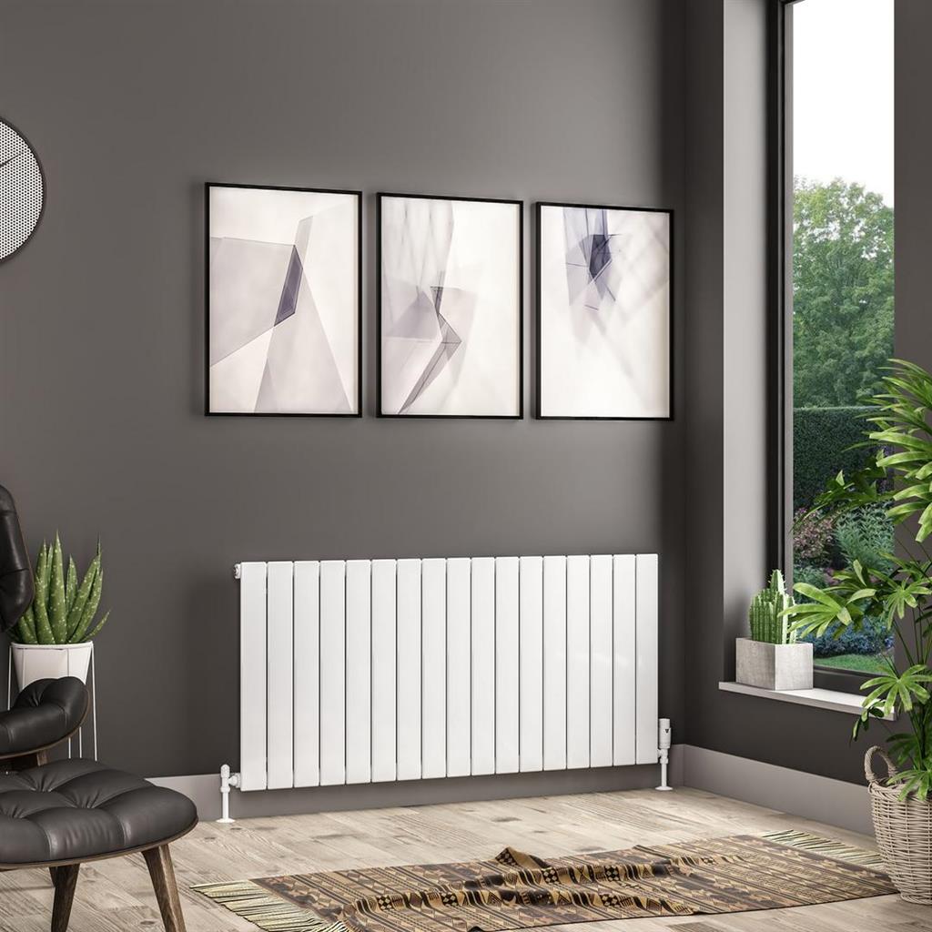 Addington II Radiator 600 x 1262 Type10 Gloss White