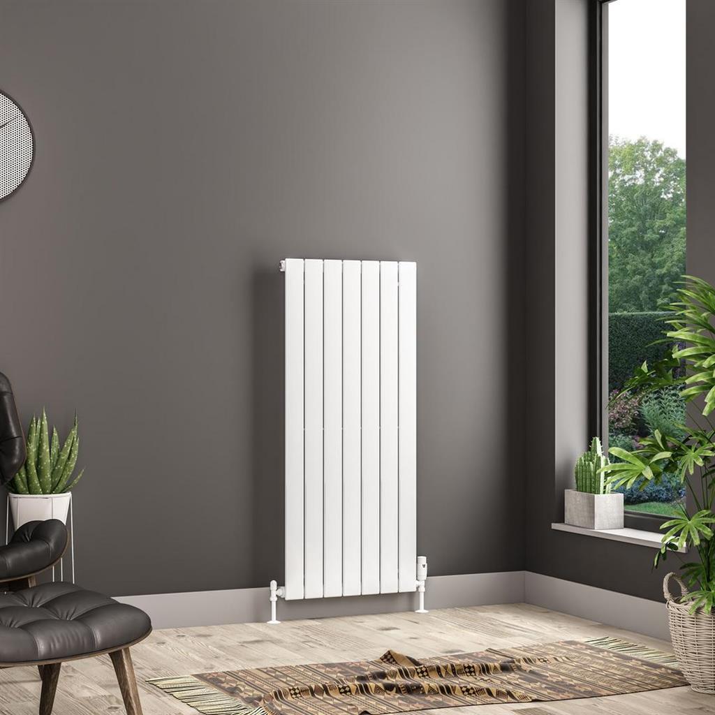 Addington II Radiator 1200 x 522 Type10 Gloss White
