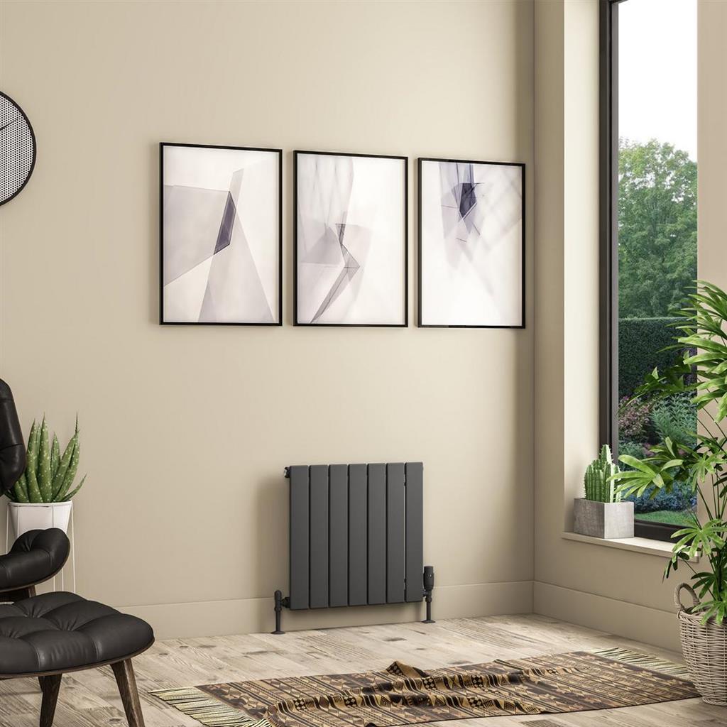 Addington II Radiator 500 x 522 Type10 Matt Anthracite