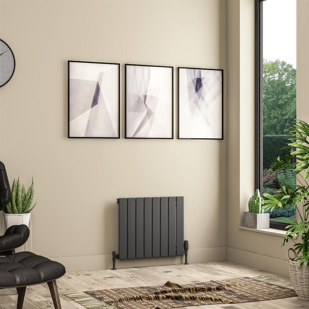 Addington II Radiator 500 x 596 Type10 Matt Anthracite