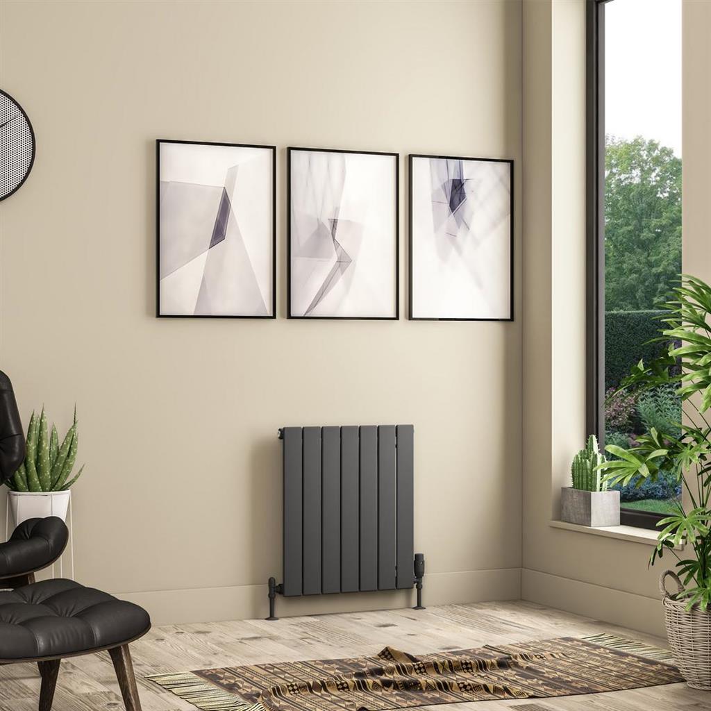 Addington II Radiator 600 x 522 Type10 Matt Anthracite