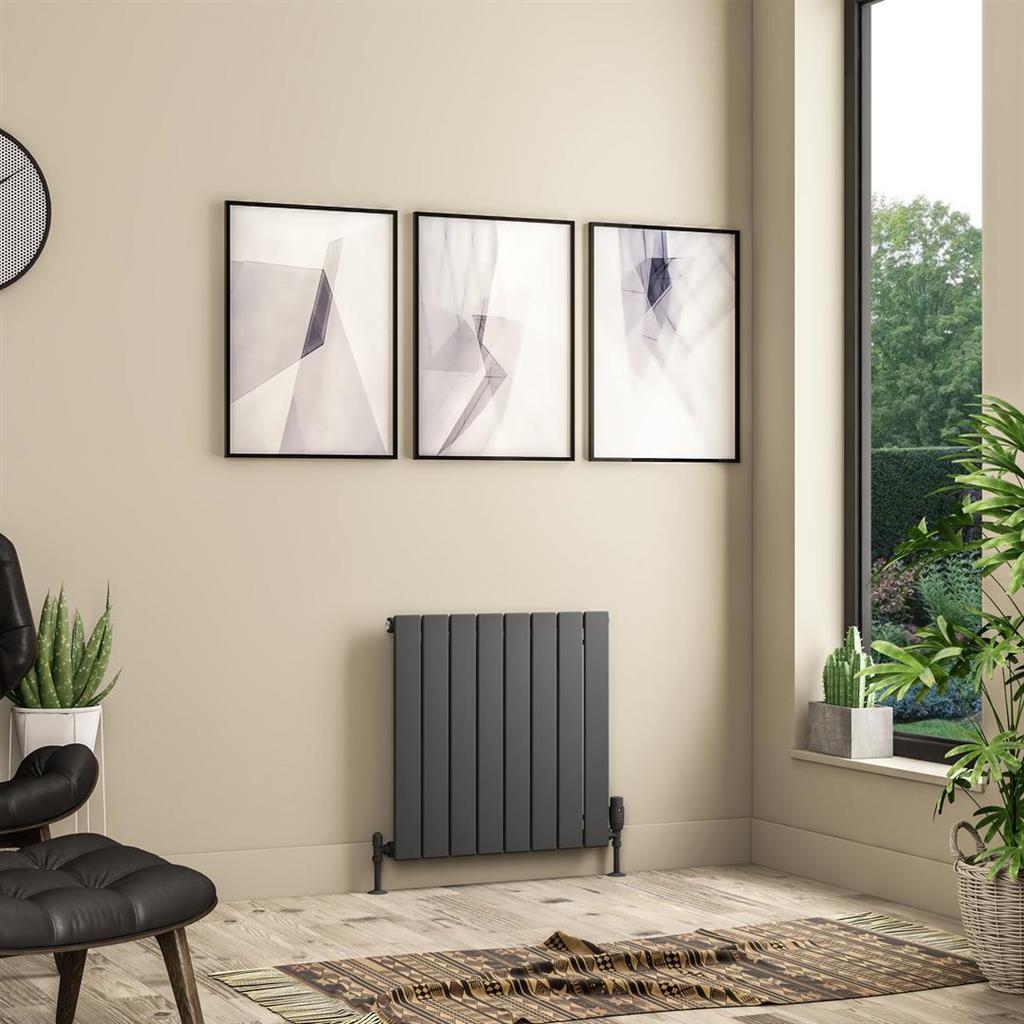 Addington II Radiator 600 x 596 Type10 Matt Anthracite