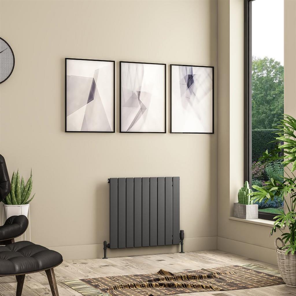 Addington II Radiator 600 x 670 Type10 Matt Anthracite