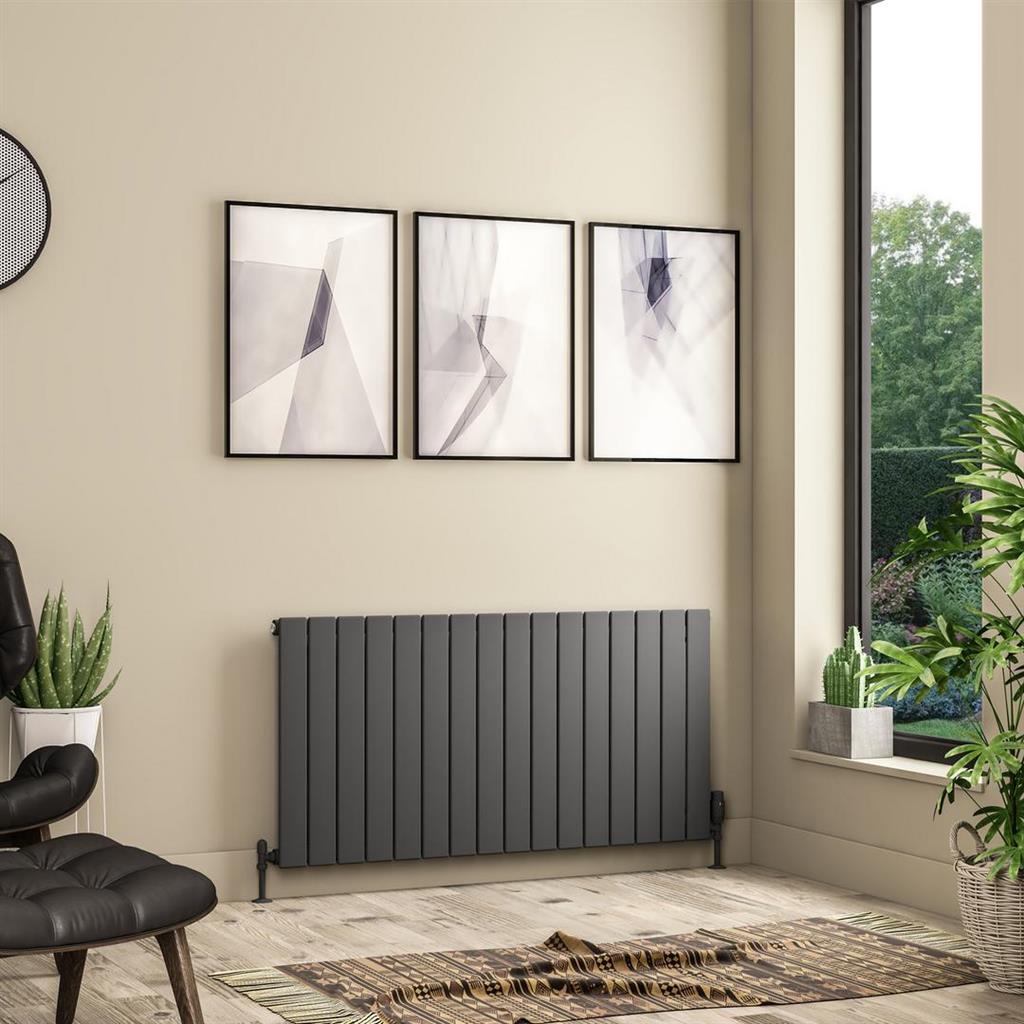 Addington II Radiator 600 x 1188 Type10 Matt Anthracite