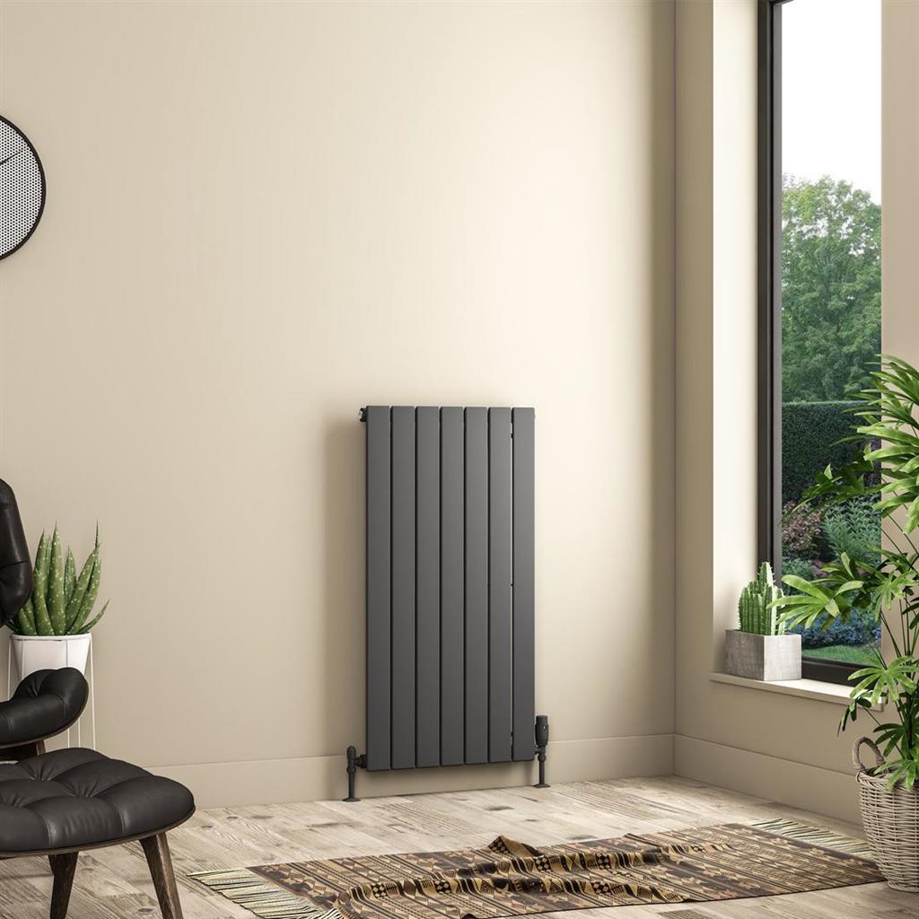 Addington II Radiator 1000 x 522 Type10 Matt Anthracite