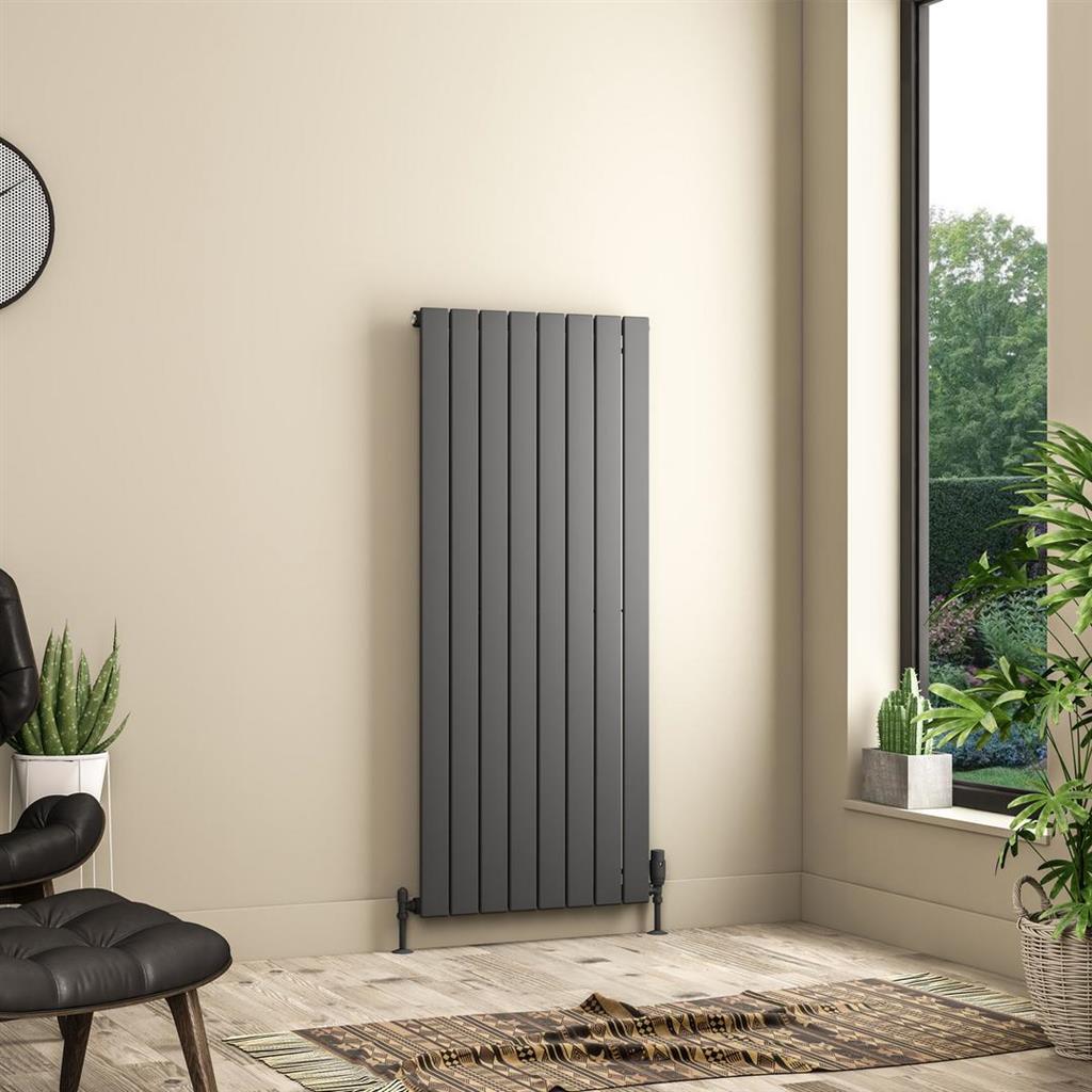 Addington II Radiator 1400 x 596 Type10 Matt Anthracite