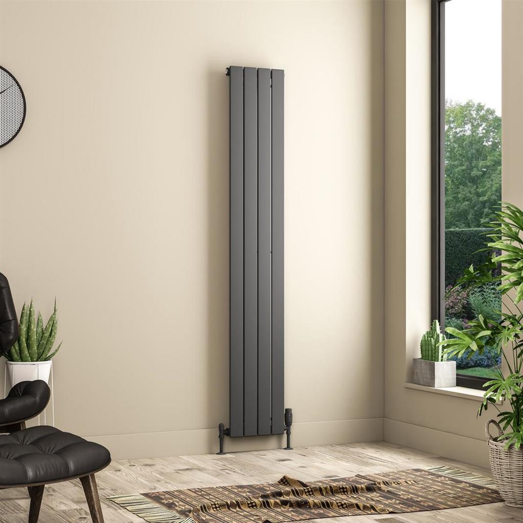 Addington II Radiator 1800 x 300 Type10 Matt Anthracite