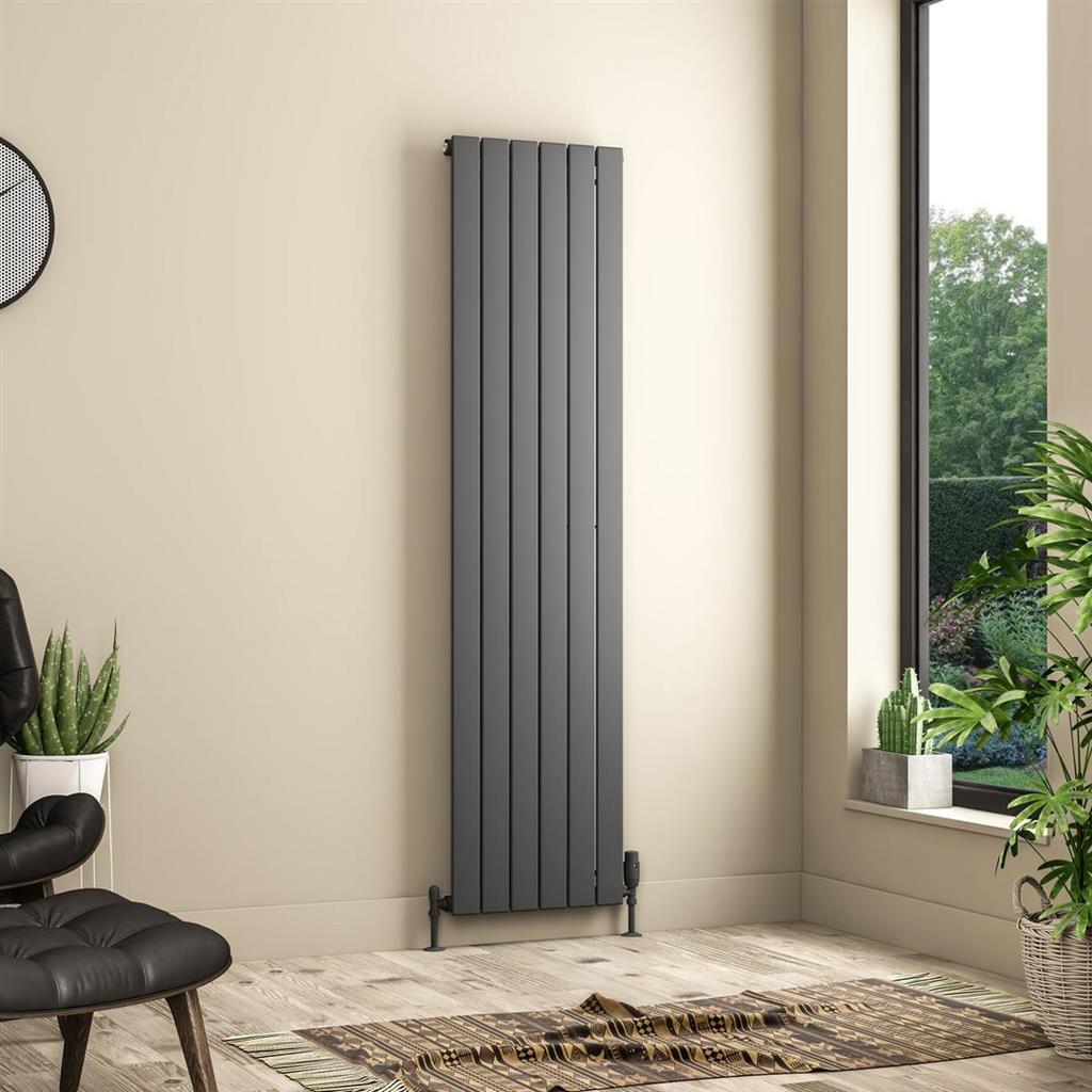 Addington II Radiator 1800 x 448 Type10 Matt Anthracite