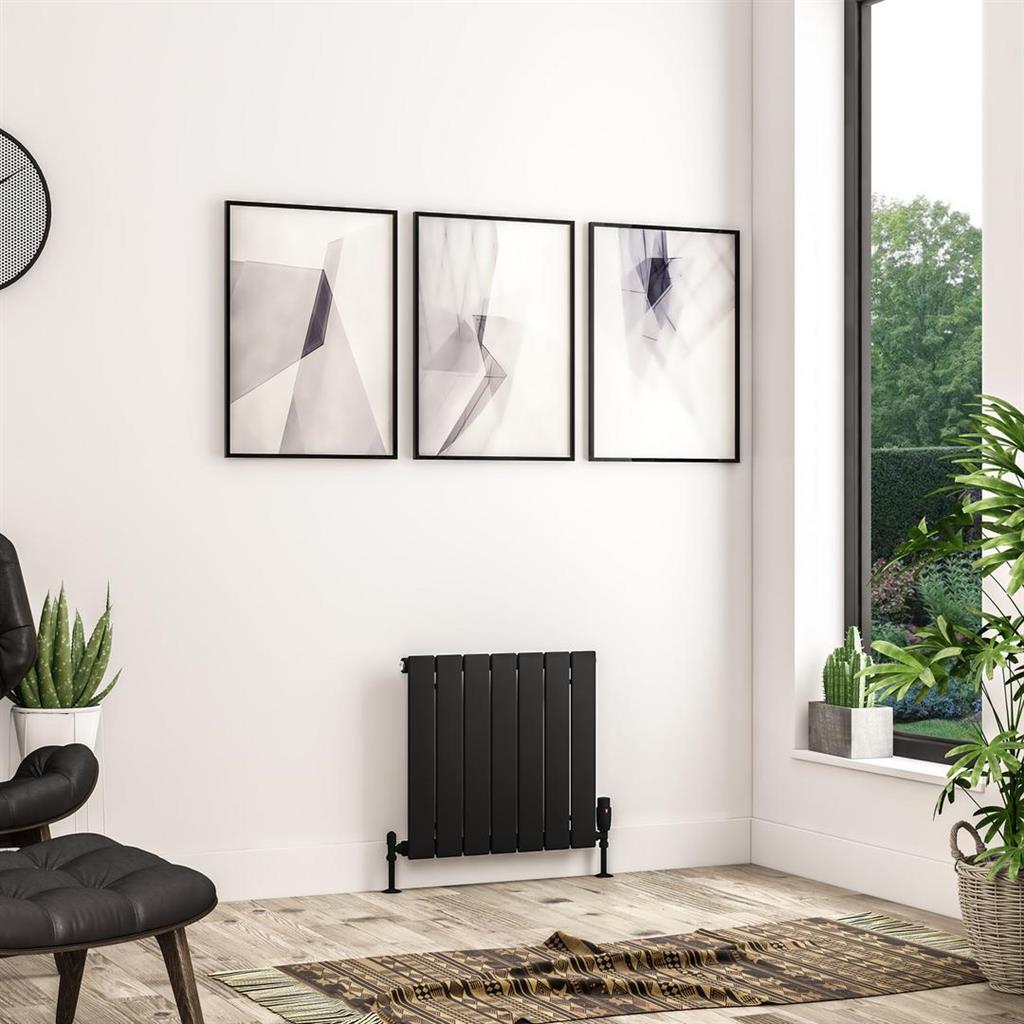 Addington II Radiator 500 x 522 Type10 Matt Black
