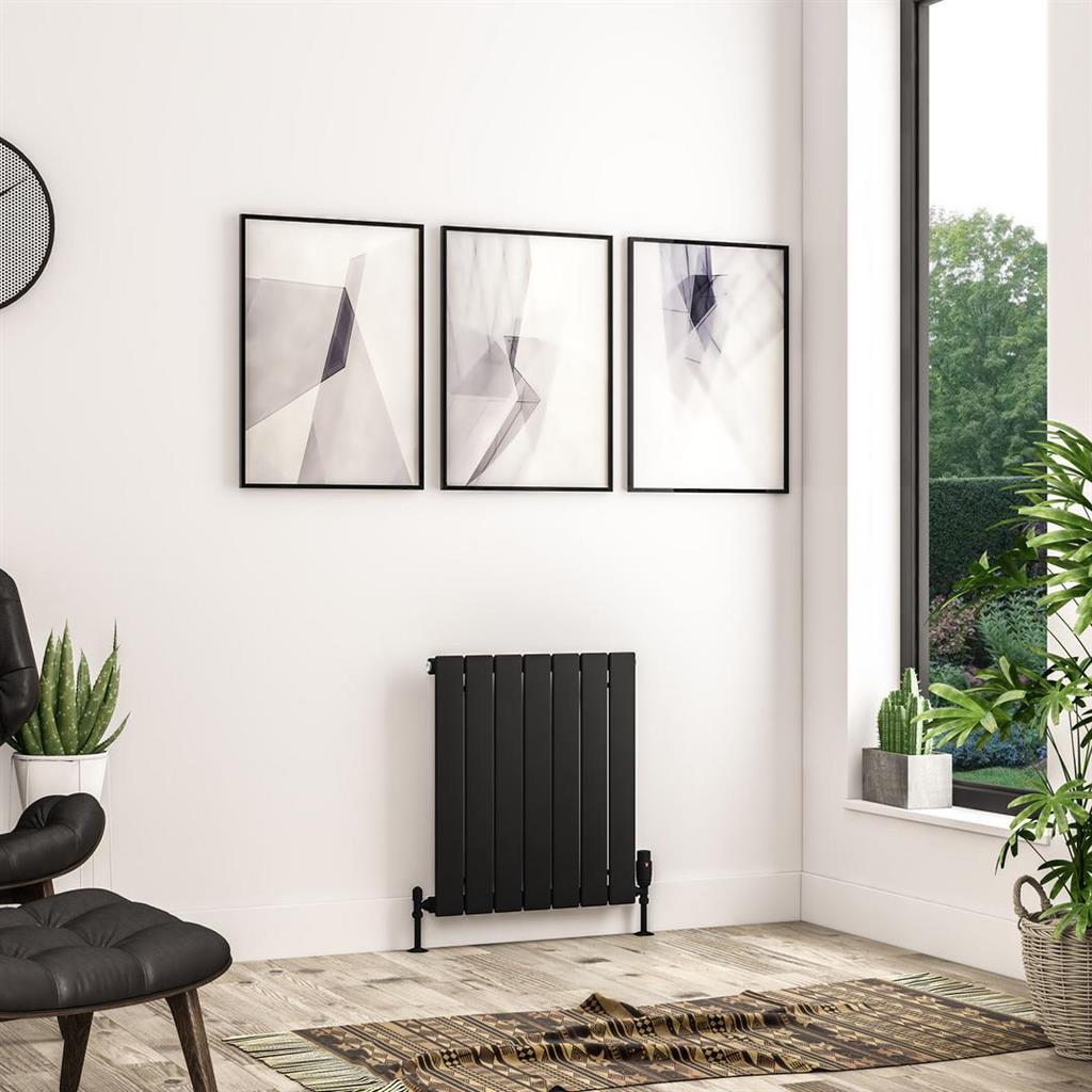 Addington II Radiator 600 x 522 Type10 Matt Black