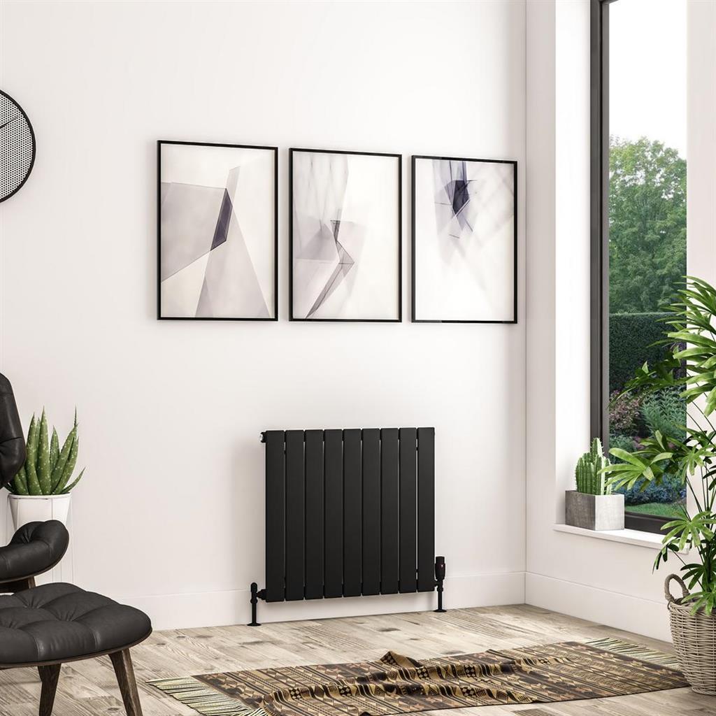 Addington II Radiator 600 x 670 Type10 Matt Black