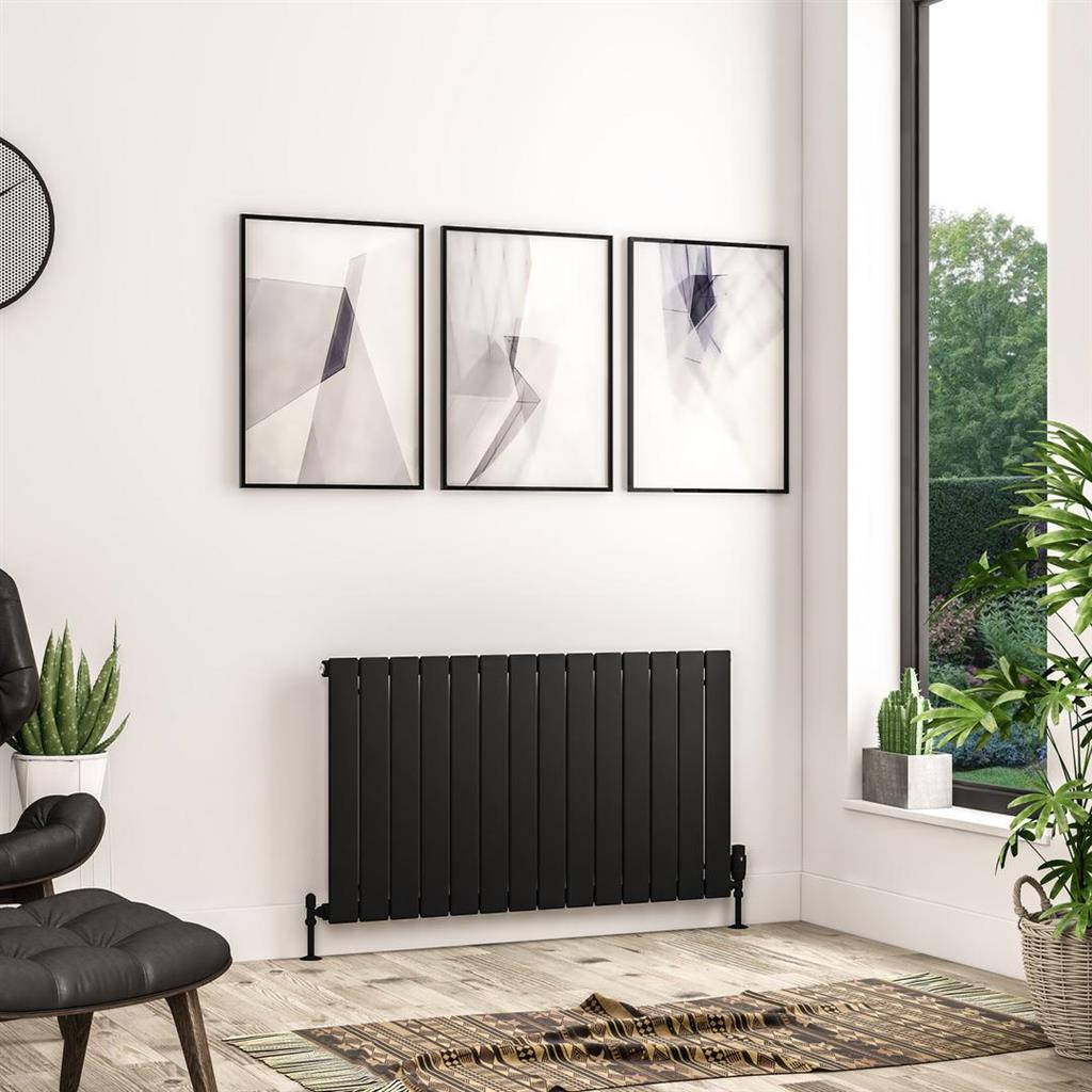 Addington II Radiator 600 x 1040 Type10 Matt Black