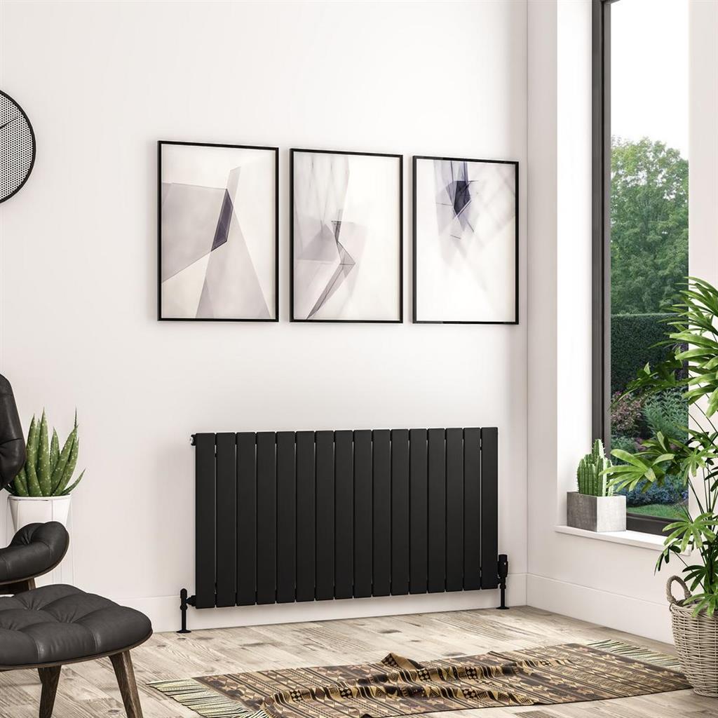 Addington II Radiator 600 x 1188 Type10 Matt Black