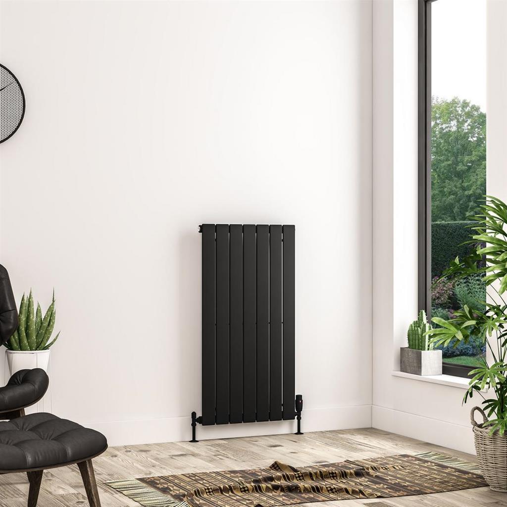 Addington II Radiator 1000 x 522 Type10 Matt Black