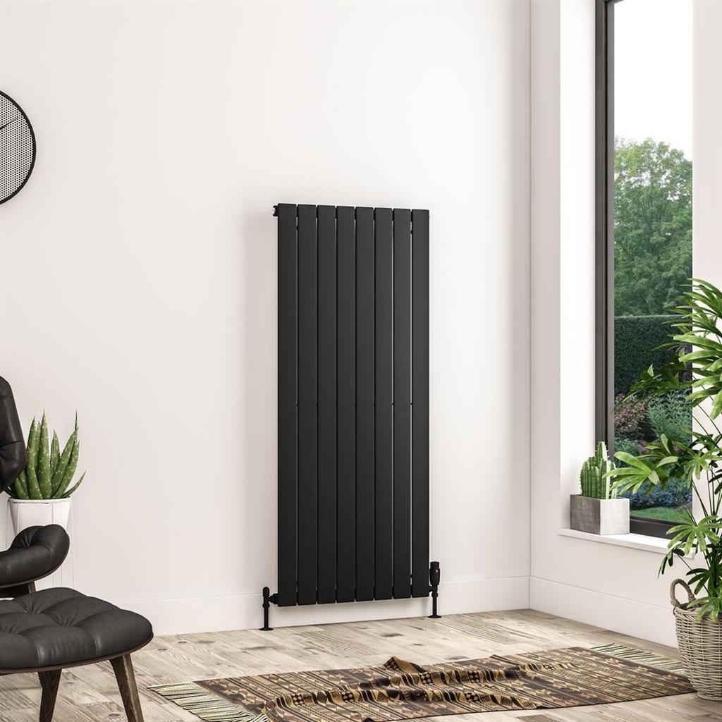Addington II Radiator 1400 x 596 Type10 Matt Black