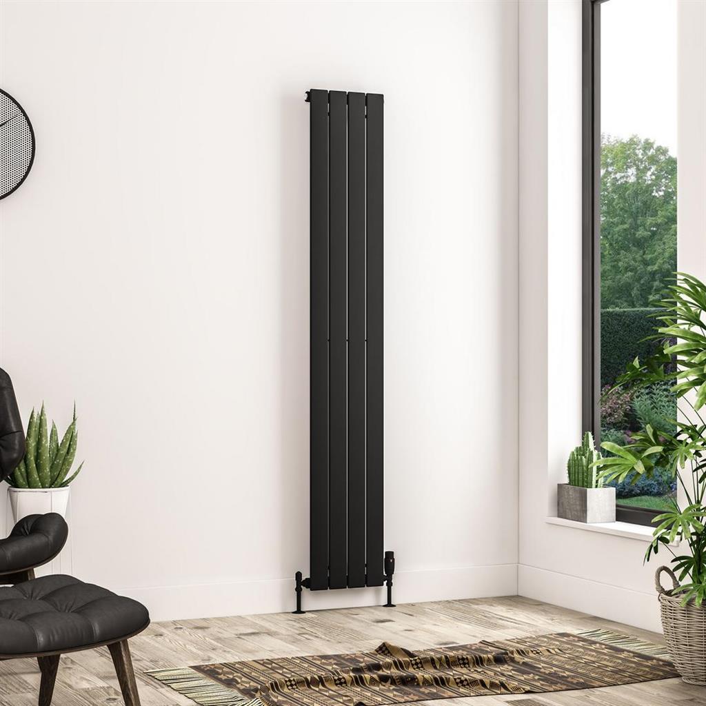 Addington II Radiator 1800 x 300 Type10 Matt Black