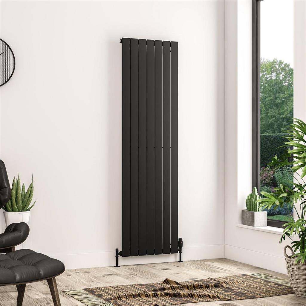 Addington II Radiator 1800 x 522 Type10 Matt Black