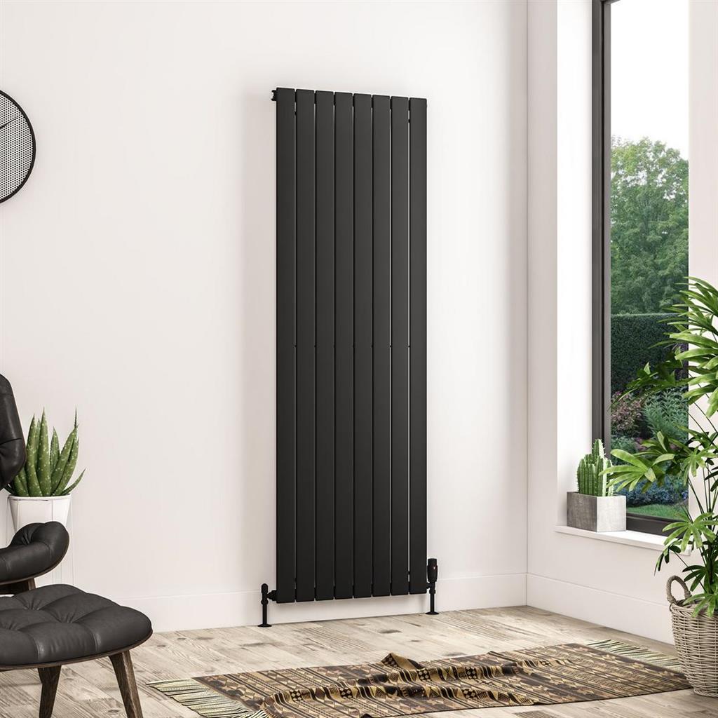 Addington II Radiator 1800 x 596 Type10 Matt Black