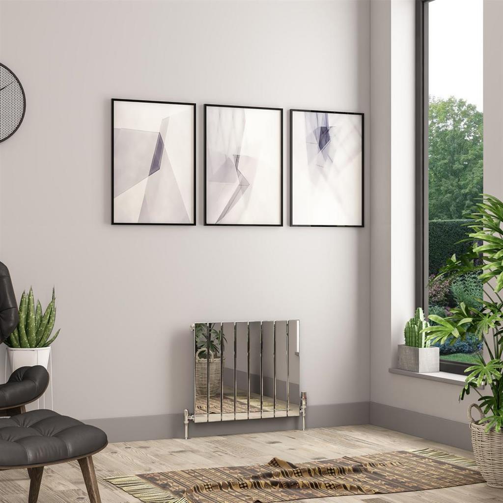 Addington II Radiator 500 x 596 Type10 Chrome